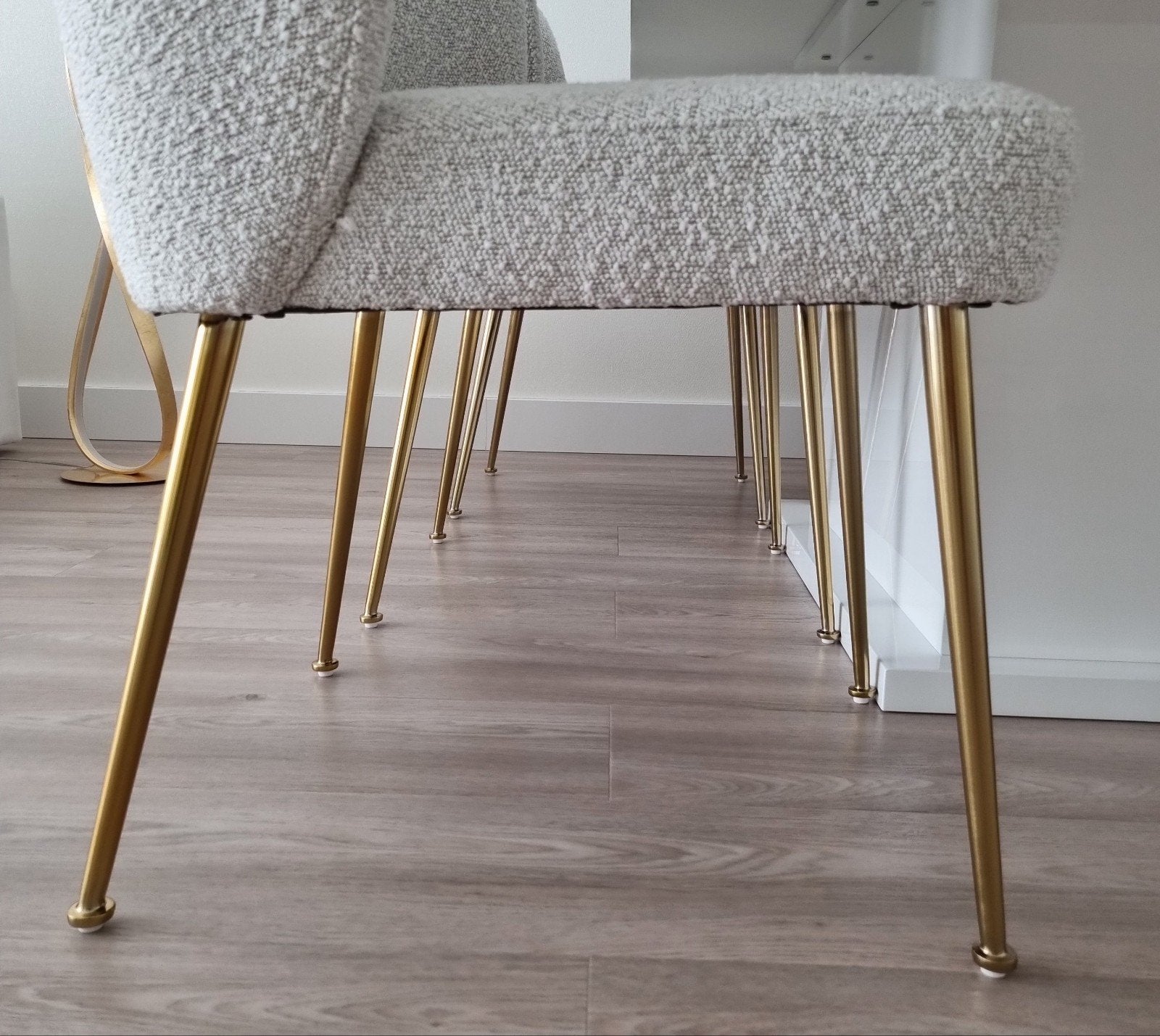 Goudkleurige stoelpoten 6x4, Ophalen, Nieuw, Overige kleuren, Metaal