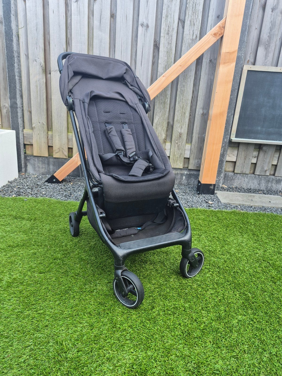 Dubatti Buggy Smart Black/Black, Kinderen en Baby's, Buggy's, Ophalen, Gebruikt, Overige merken, Zonnekap