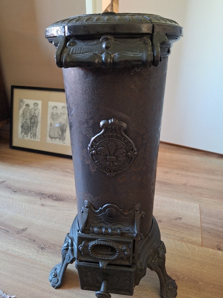 Gietijzeren Potkachel, Ophalen