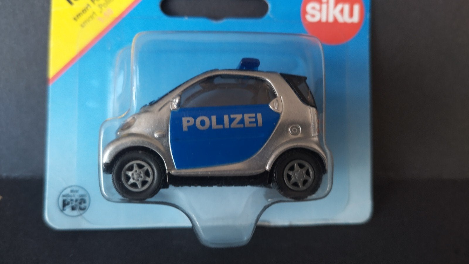 Smart City Coupe Polizei 1:55 Siku Pol, Hobby en Vrije tijd, Auto, Verzenden, Siku., Nieuw