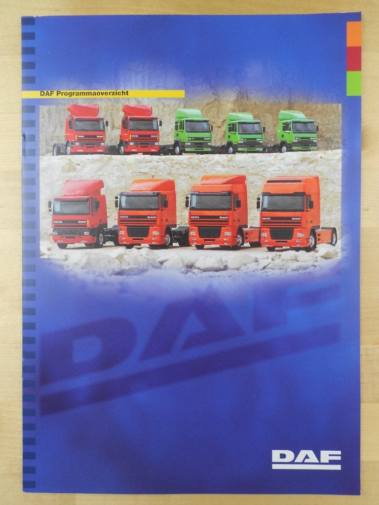 DAF 95XF 85CF 75CF 65CF 55 45 Brochure 1998 XF CF 95 85 75, Ophalen of Verzenden, Zo goed als nieuw, Overige merken, DAF