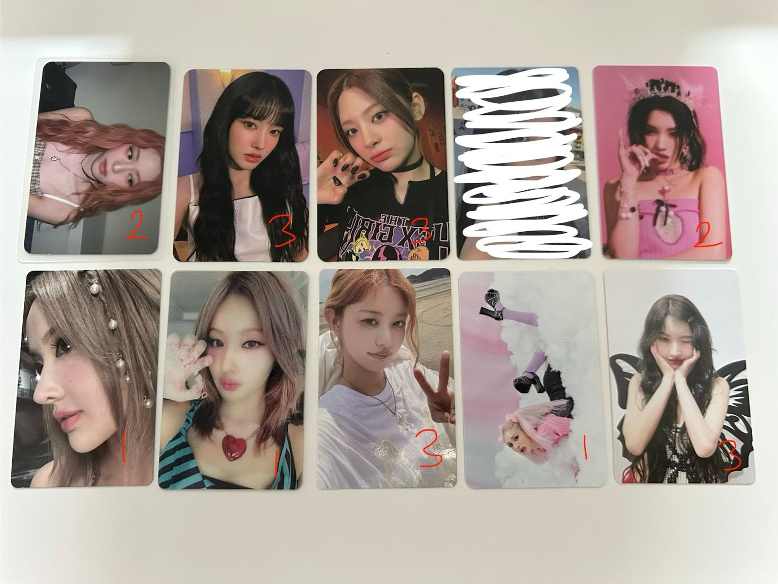 kpop itzy, kiss of life, stayc, illit, somi & idle, Ophalen of Verzenden, Zo goed als nieuw, Foto of Kaart