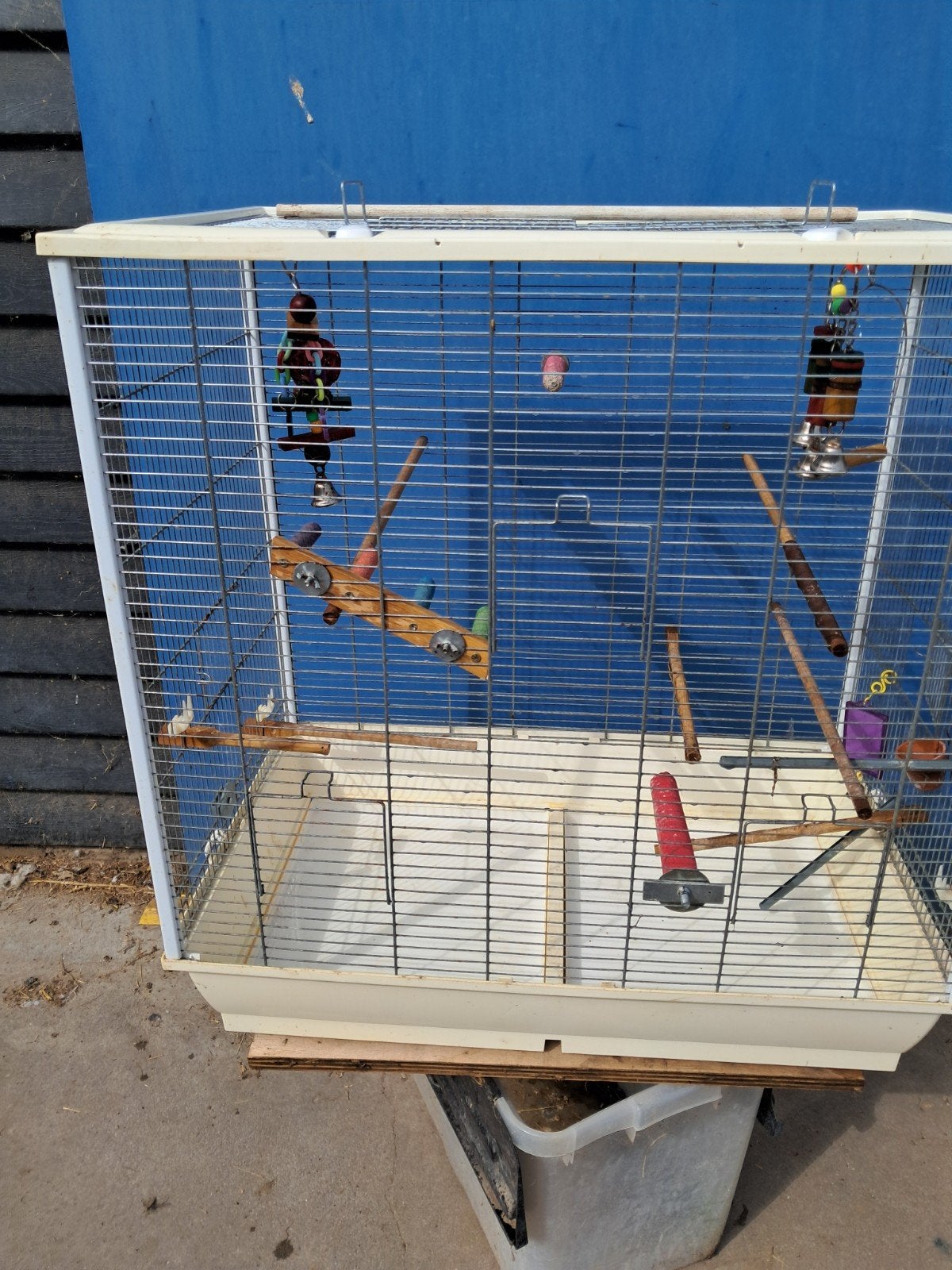 vogelkooi, Ophalen, Zo goed als nieuw, Metaal, Vogelkooi