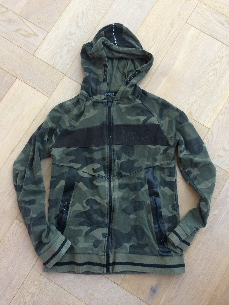 Stoer camouflage legerlook jasje/vest van ravagio mt 164/170, Gebruikt, Trui of Vest, Ophalen of Verzenden, Jongen