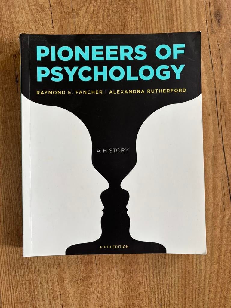 Pioneers of psychology, geschiedenis van de psychologie, Ophalen of Verzenden, Zo goed als nieuw, Overige onderwerpen