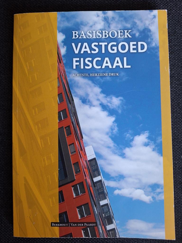 Vastgoed Fiscaal: Basisboek + Casusboek, Ophalen of Verzenden, Gelezen, HBO