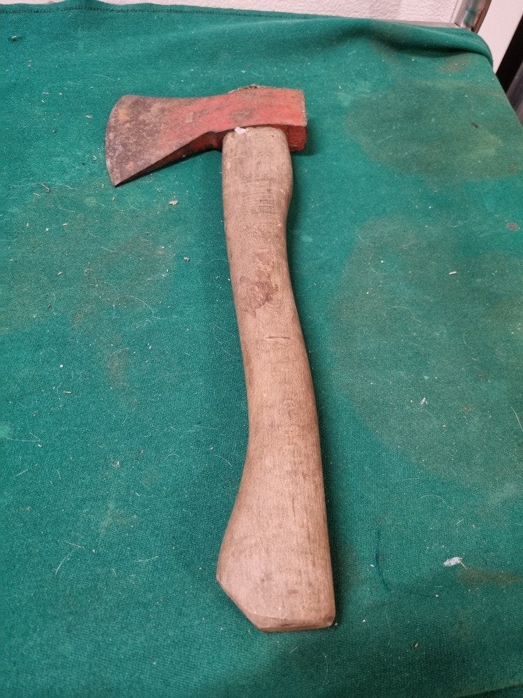 handbijl klein met houten steel, Ophalen of Verzenden, 'T Olde Gre-j, Info@toldegrej.nl, Endepoelstraat 20f Didam