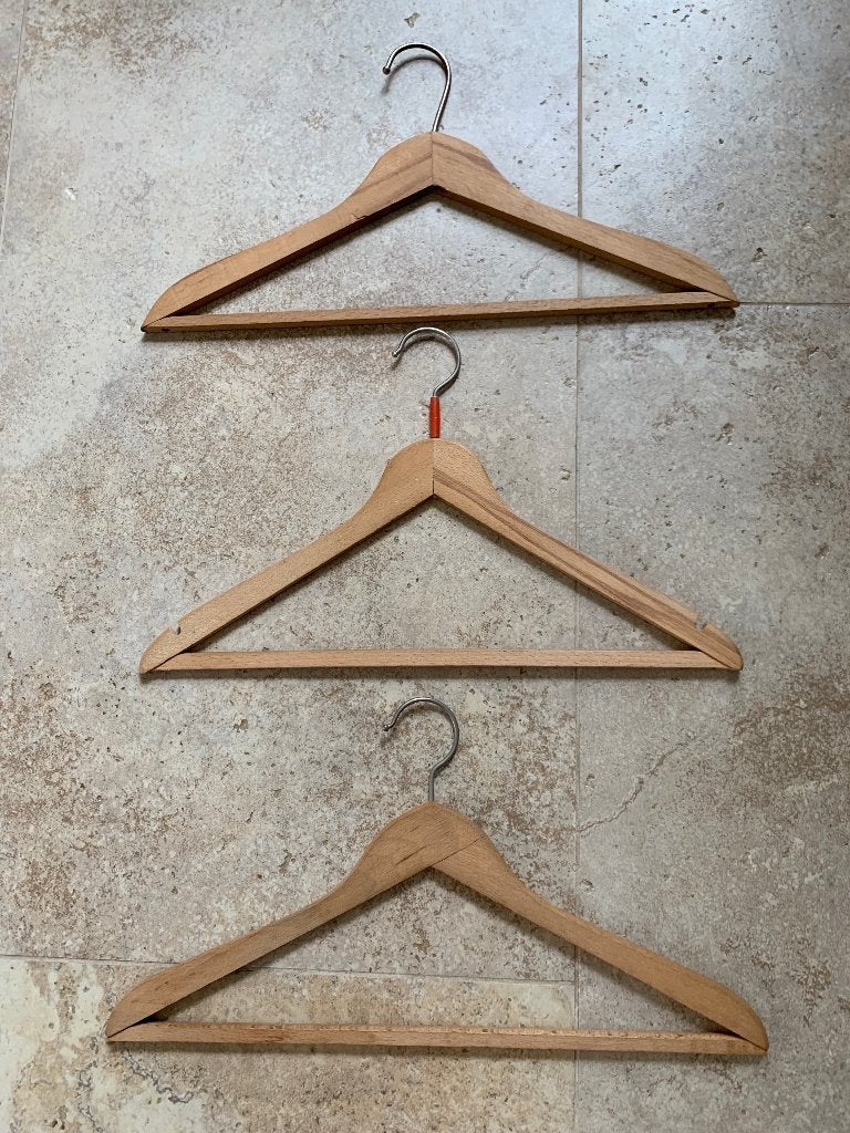 3 Antieke 'Houten Kleerhangers/Kapstokjes' Jaren 50, Ophalen of Verzenden, Huis en Inrichting