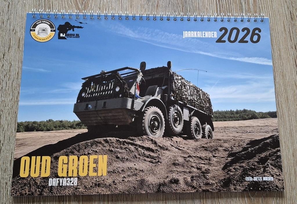 DAF YA-328 Kalender 2026 – RJarmy Legerdump, Ophalen of Verzenden, Landmacht, Nederland, Foto of Poster