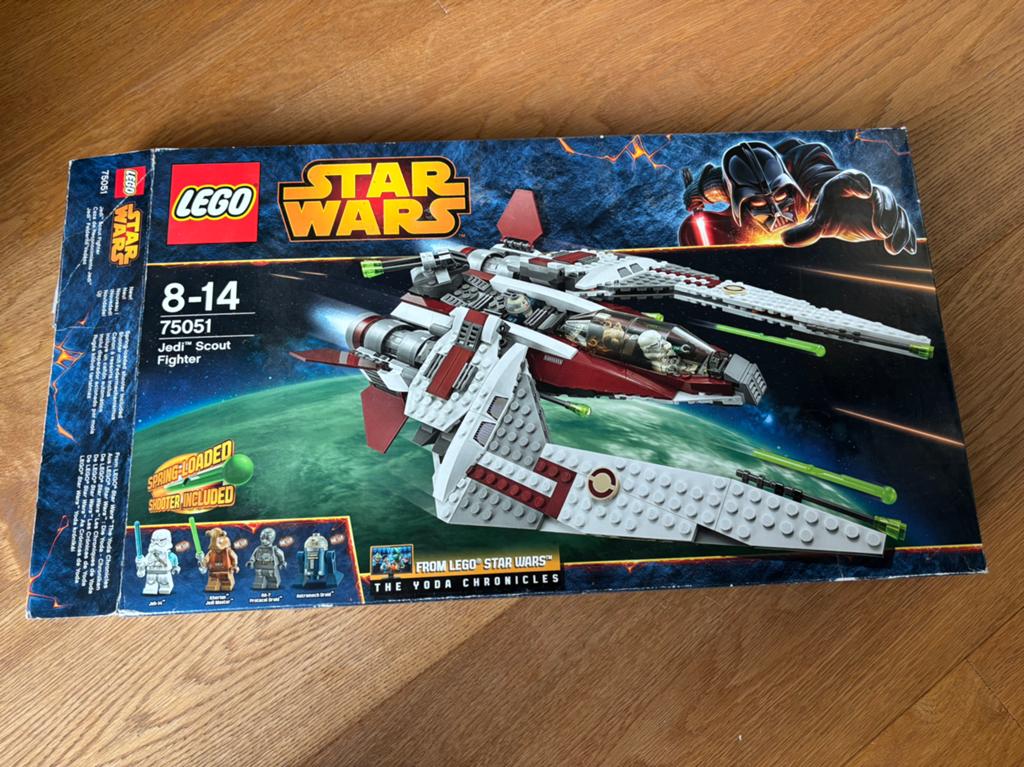 Lego Star Wars 75051 Jedi Scout Fighter, Kinderen en Baby's, Speelgoed | Duplo en Lego, Gebruikt, Star Wars, Lego, Ophalen of Verzenden