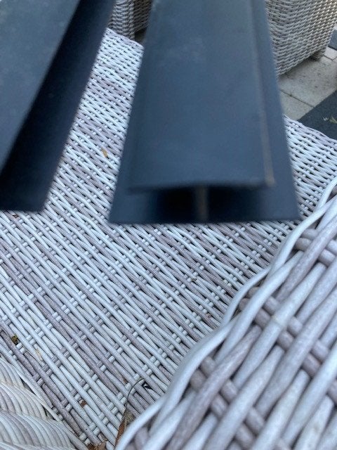 H - koppelprofiel 38,5x10x25x1 mm, Ophalen, Nieuw