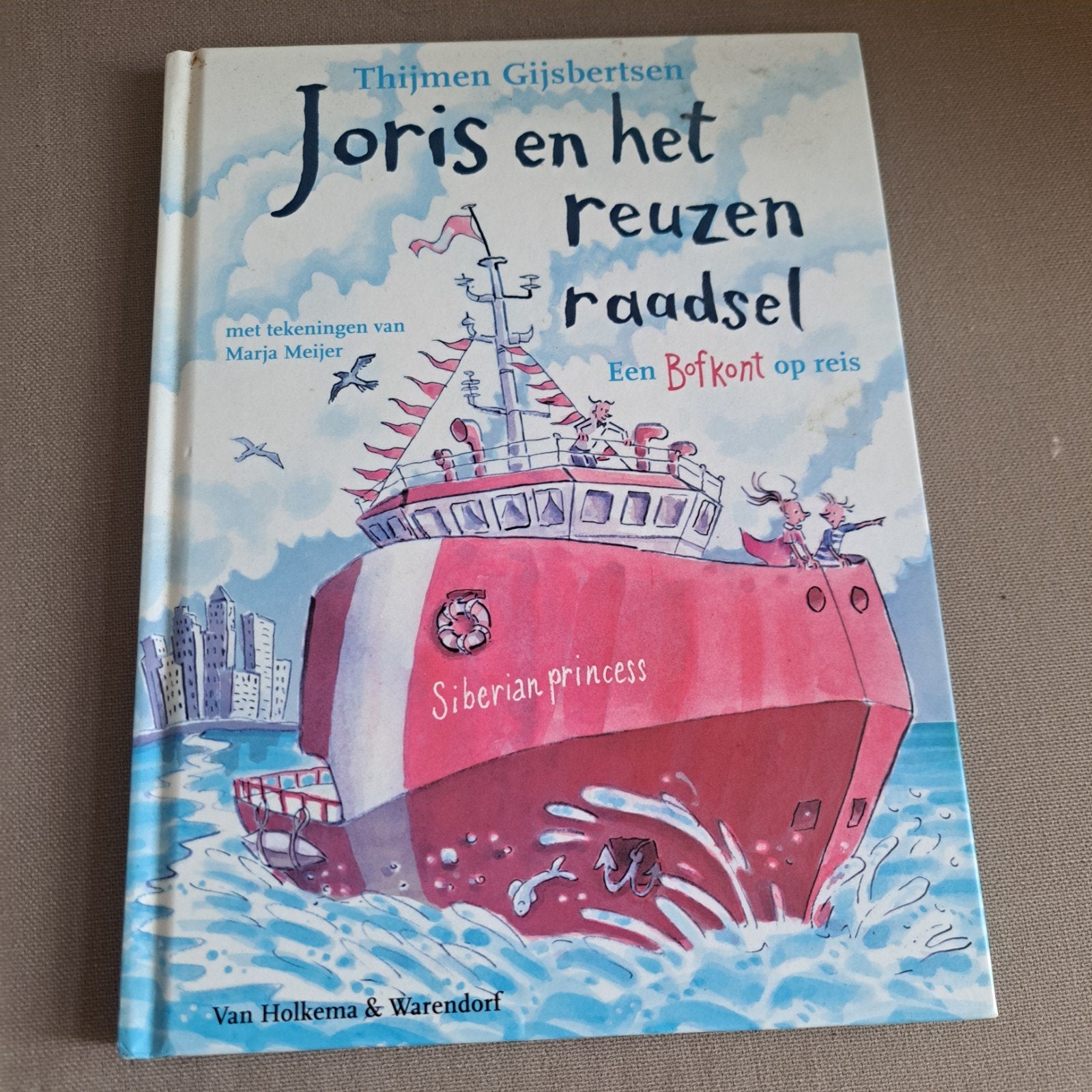 Thijmen Gijsbertsen - Joris en het reuzenraadsel, Fictie algemeen, Ophalen of Verzenden, Zo goed als nieuw, Thijmen Gijsbertsen