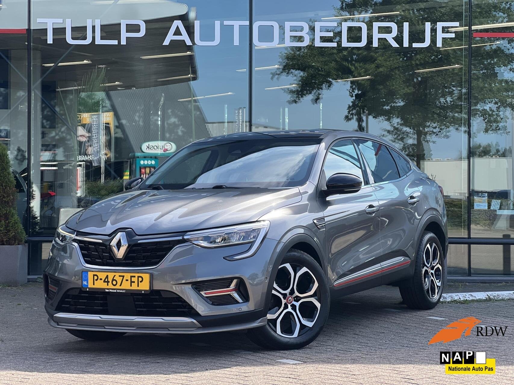 Renault Arkana 1.3 TCe 140 Automaat Airco Clima Navi LED NAP, Stof, Gebruikt, 4 cilinders, Automatische klimaatregeling