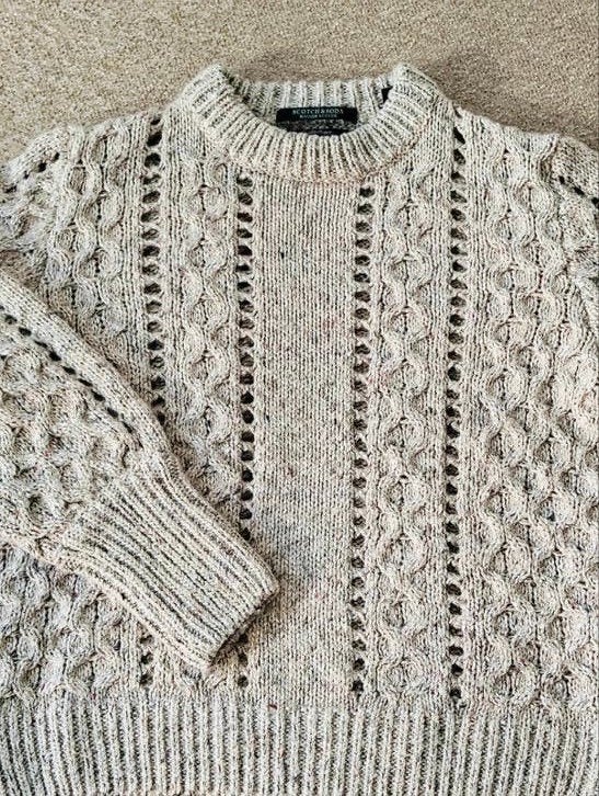 Scotch & Soda Maison Scotch Fantastique trui XS, Beige, Scotch & Soda, Ophalen of Verzenden, Zo goed als nieuw