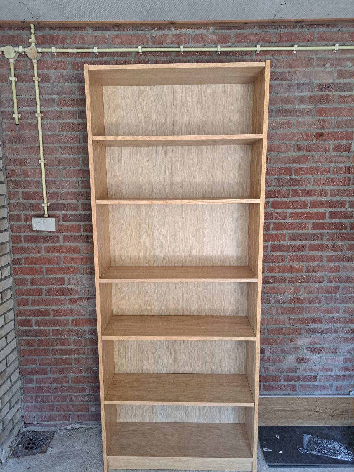 Billy kast Ikea lichtbruin, Ophalen, Met plank(en), Eikenhout, Modern, Scandinavisch