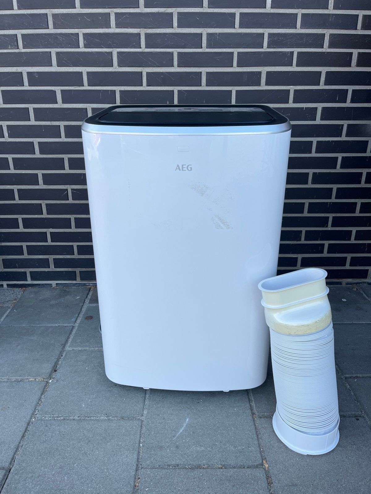 AEG Mobiele Airco met Afvoerslang - Zo goed als nieuw, Minder dan 60 m³, Ophalen of Verzenden, Zo goed als nieuw, Koelen en Ontvochtigen