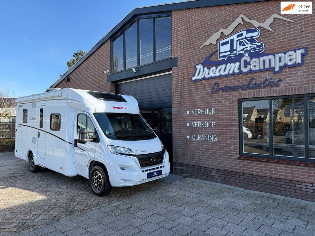 Dethleffs Just T6762 Automaat 9G Hefbed! Ruimtewonder!, Caravans en Kamperen, Automaat, Dethleffs, Diesel, Dethleffs