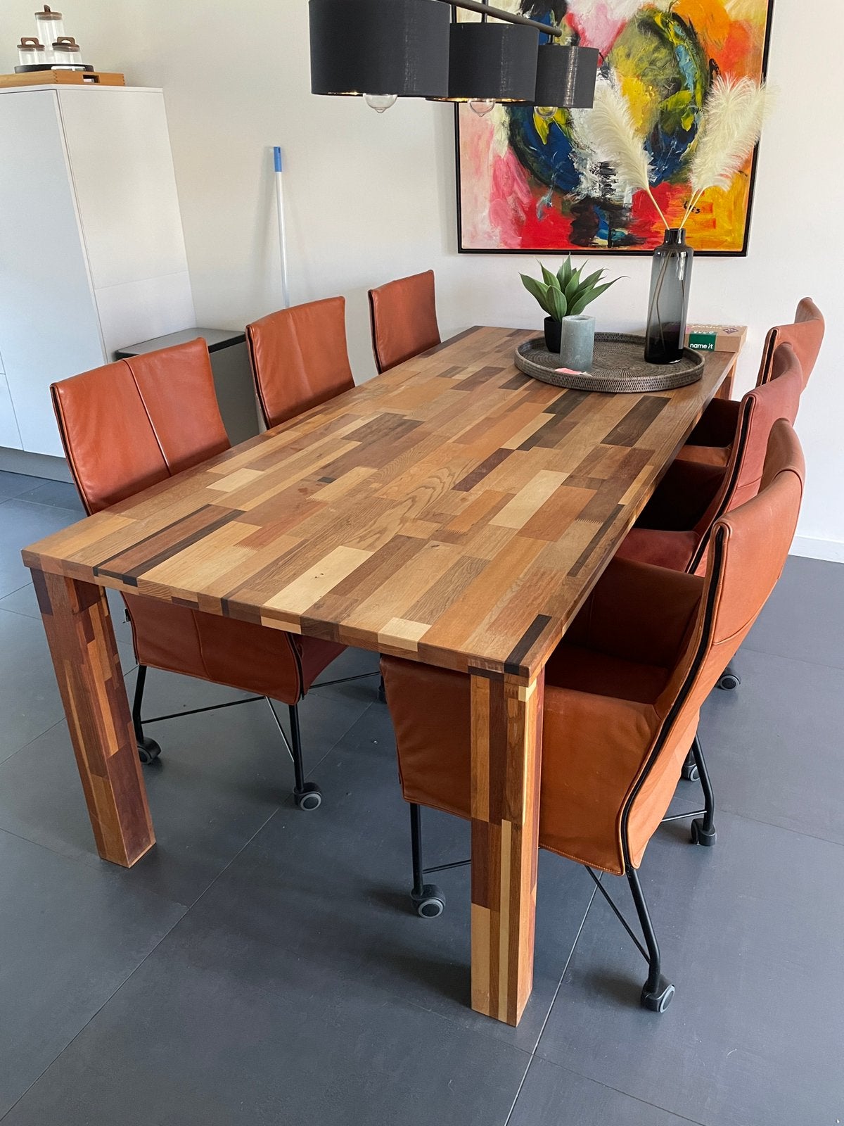 Montis Chaplin Caramel / Cognac Buffelo leer 6 stuks, Ophalen, Bruin, Design, Leer