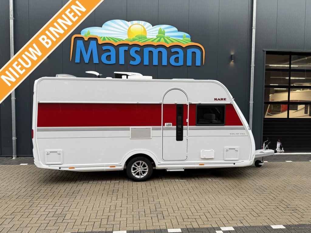 Kabe Briljant 470 XL Model 2026 - Nieuw, Caravans en Kamperen, Treinzit, Kabe, Overige typen, 5 tot 6 meter