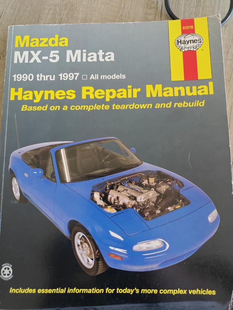 Haynes Reparatiehandleiding Mazda MX-5 Miata 1990-1997, Boeken, Ophalen of Verzenden, Gelezen, Mazda, Haynes