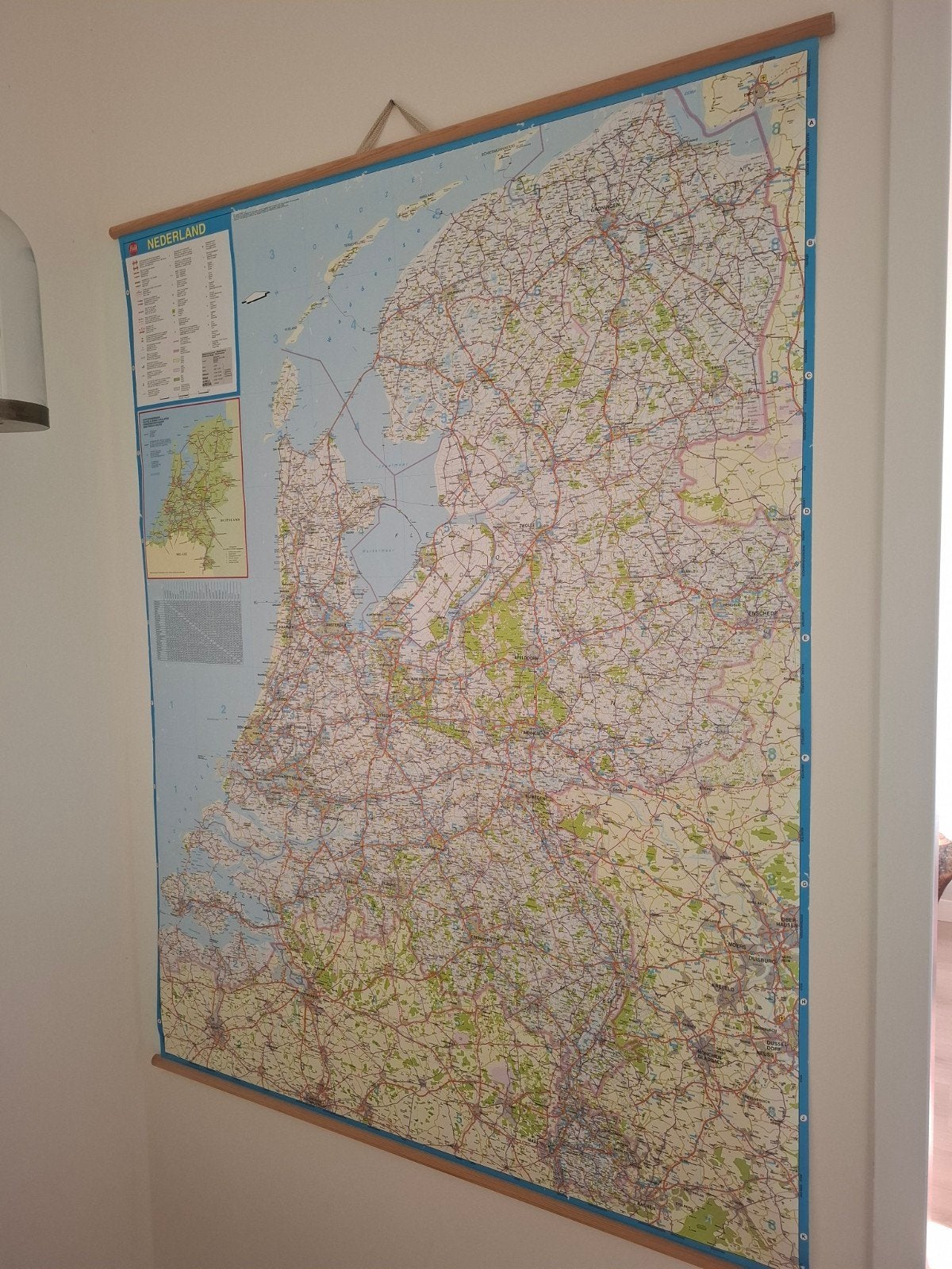 Landkaart Flak Nederland, Ophalen, Gebruikt