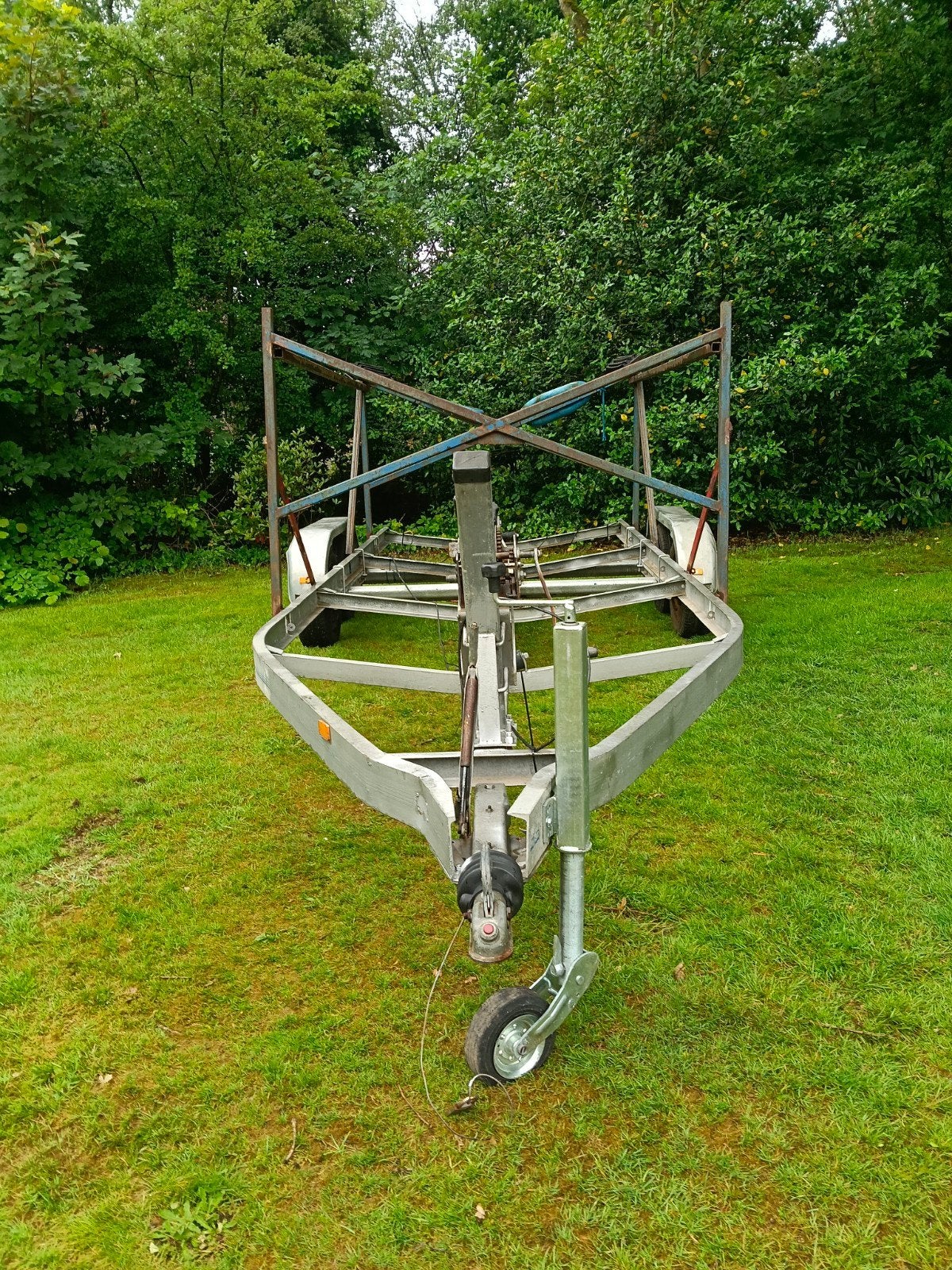 Trailer voor zeilboot, Watersport en Boten, Boottrailers, Ophalen, Gebruikt, 1500 tot 3000 kg, 6 tot 9 meter