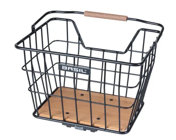 BASIL mand Nordland MIK 23L incl. MIK Carrier Plate, Ophalen, Zo goed als nieuw, Fietsmand, Basil