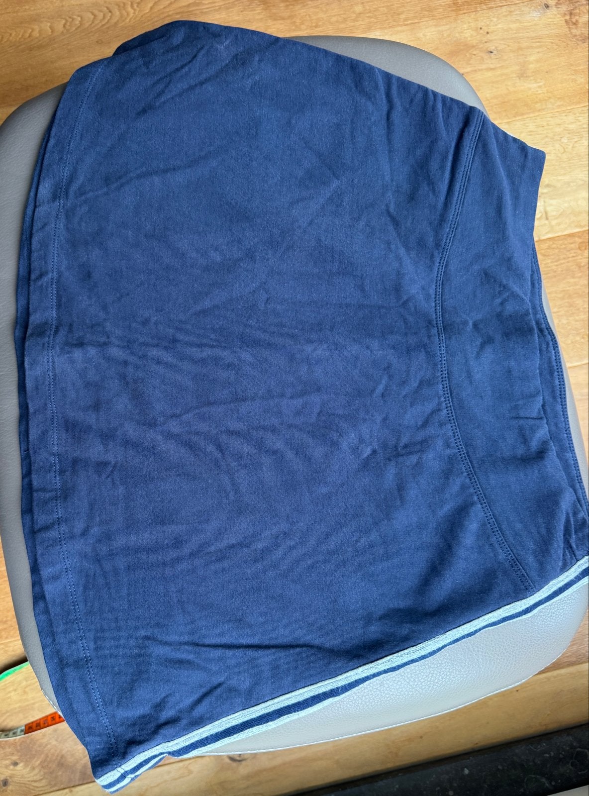 Donkerblauw rokje met strepen - Maat 158/164, Ophalen, Meisje, Jurk of Rok
