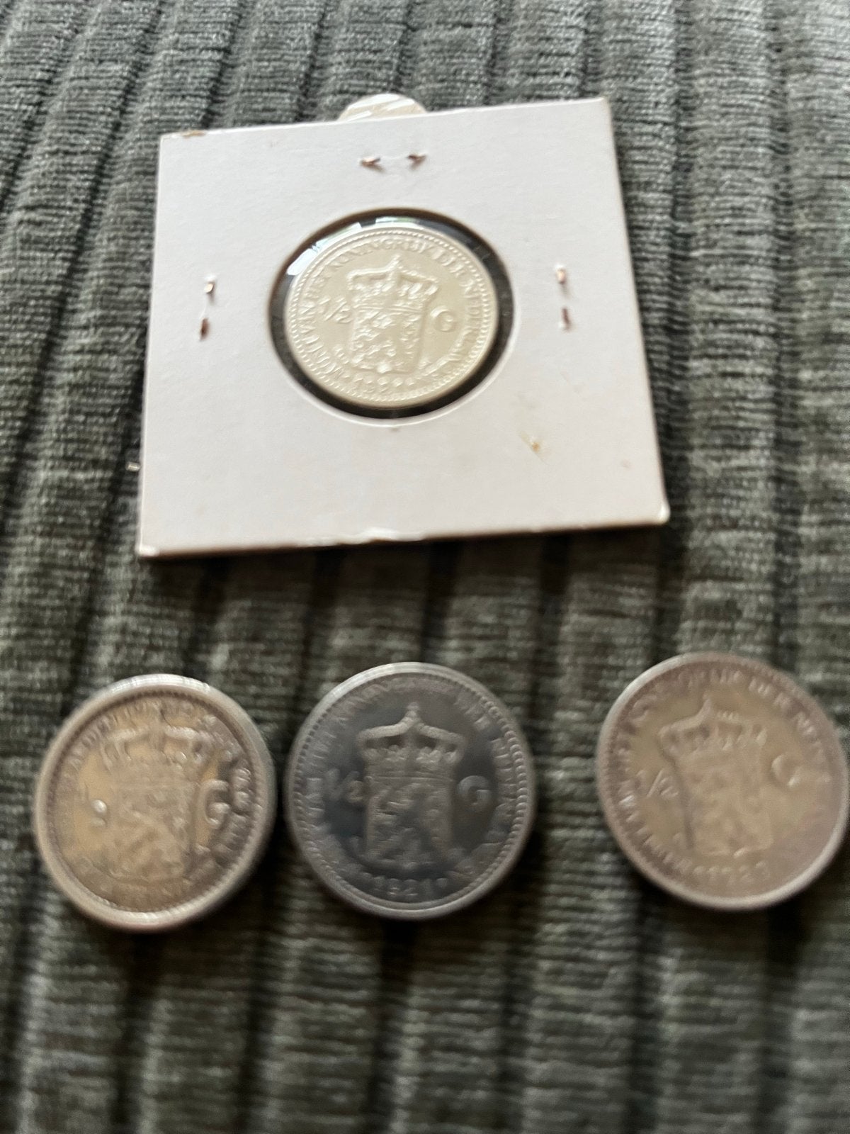 Zilveren ½ gulden munt Koningin Wilhelmina 1929, Ophalen, ½ gulden, Zilver, Koningin Wilhelmina