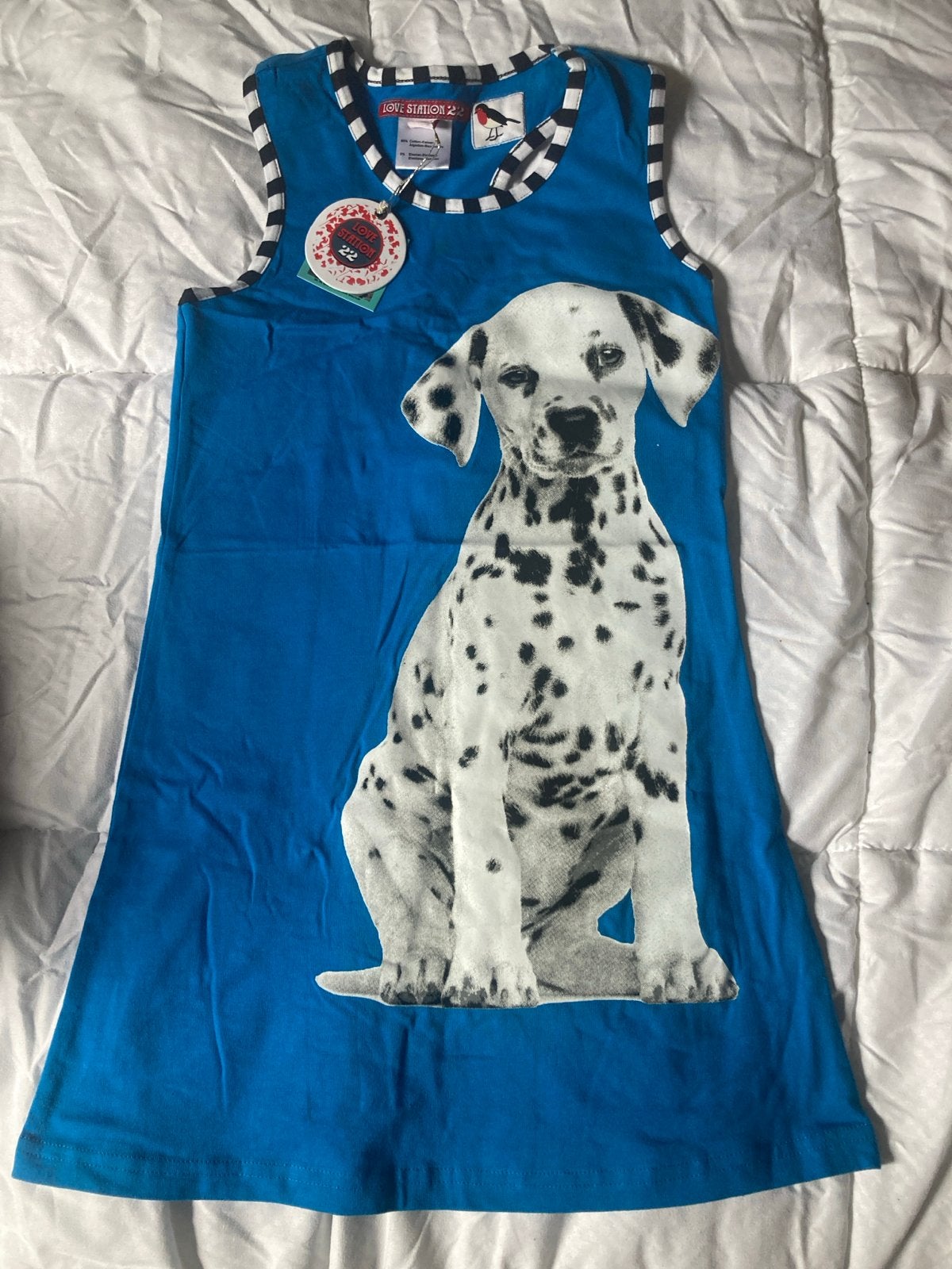 Nieuw Love Station 22 Dalmatiër Jurkje Maat 128, Ophalen of Verzenden, Nieuw, Meisje