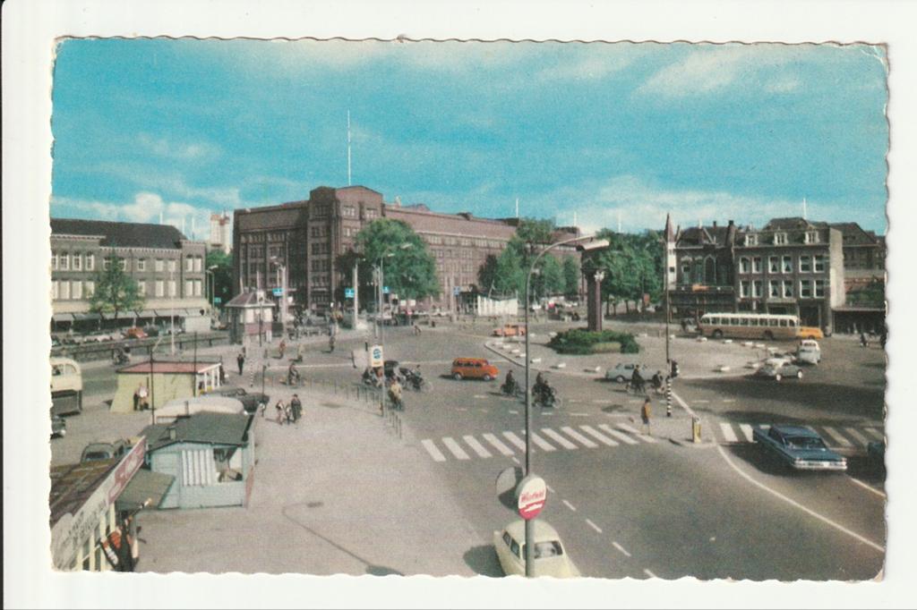 UTRECHT ROTONDE JAARBEURSHOTEL KIOSKEN NBM LEYLAND WERKSPOOR, Ophalen of Verzenden, 1960 tot 1980, Ongelopen, Utrecht
