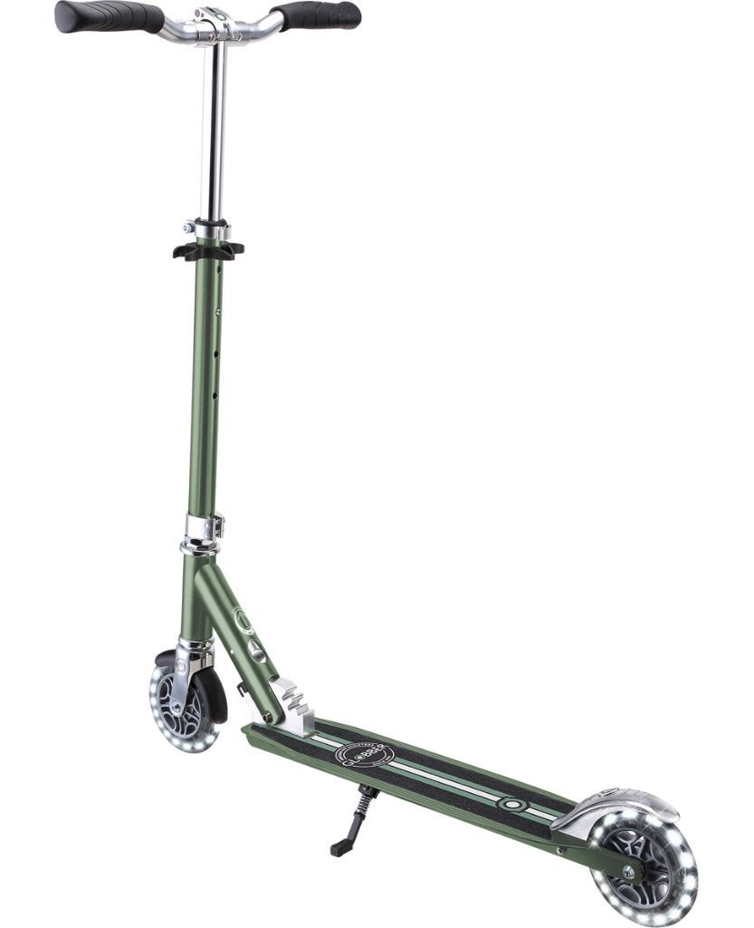 Globber Flow Element Lights Chrome vouwstep met Led-wielen, Ophalen of Verzenden, Nieuw, Overige typen