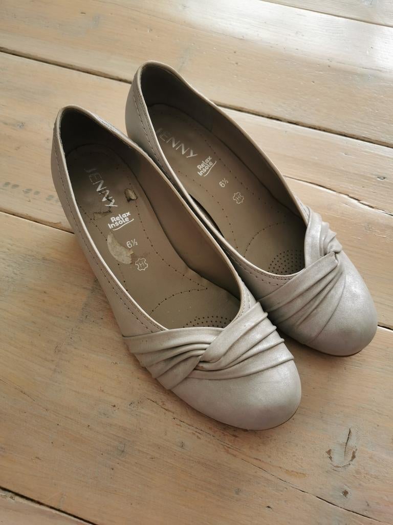 Instap schoenen zilver, Ophalen of Verzenden, Zo goed als nieuw, Overige kleuren, Instappers