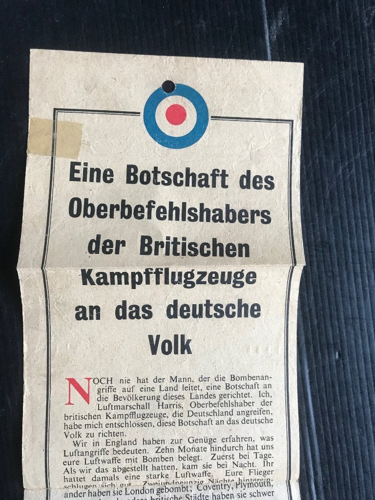 Geallieerd strooibiljet G41, Verzamelen, Militaria | Tweede Wereldoorlog, Ophalen of Verzenden, Nederland