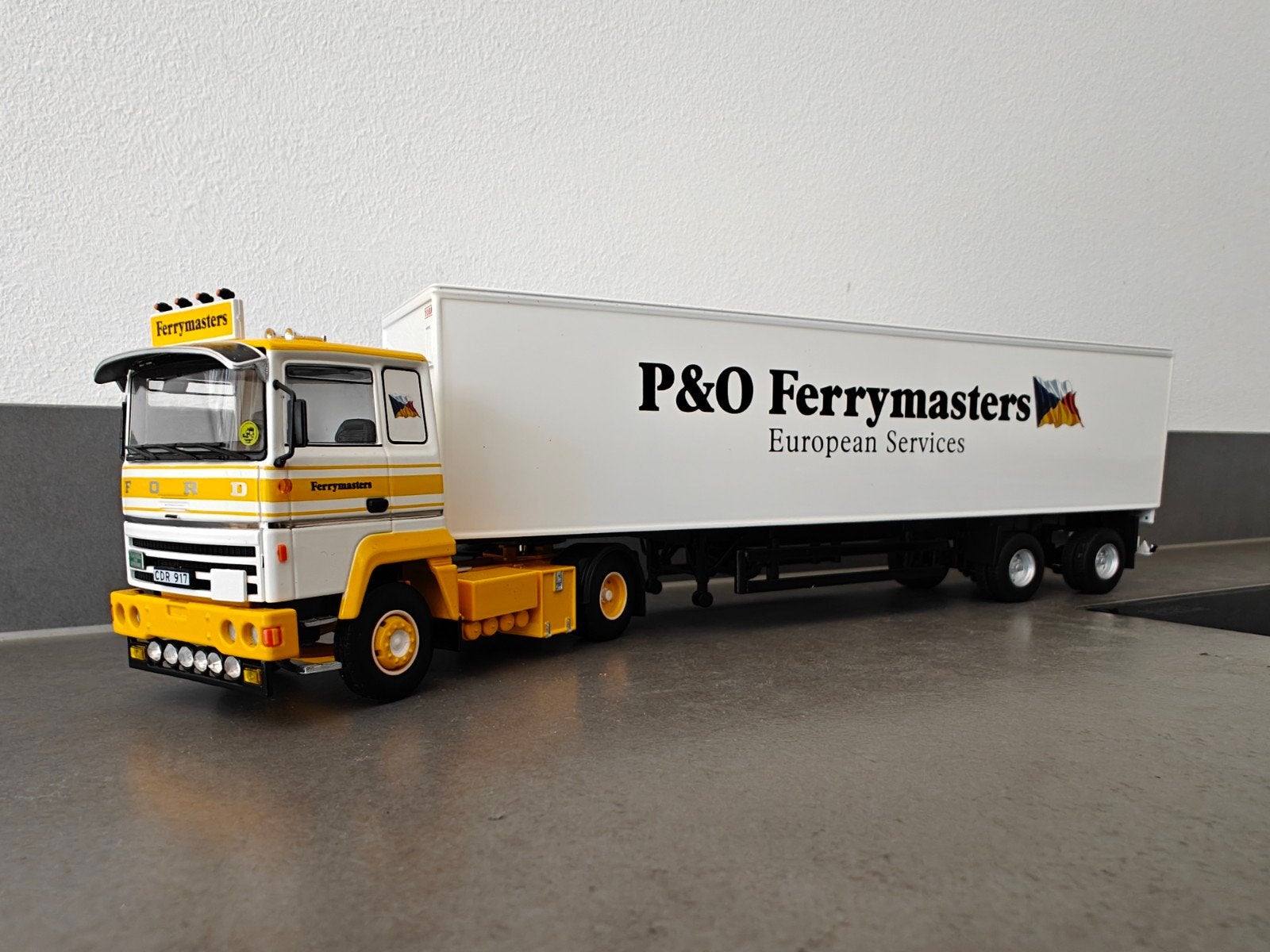 Tekno Ferrymasters Ford Transcontinental, Ophalen of Verzenden, Zo goed als nieuw, Bus of Vrachtwagen, Tekno