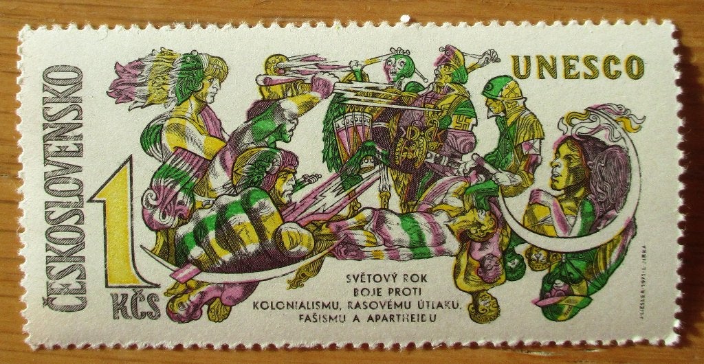 Tsjechoslowakije, Internationaal Antiracismejaar 1971, Ophalen of Verzenden, Overige landen, Postfris
