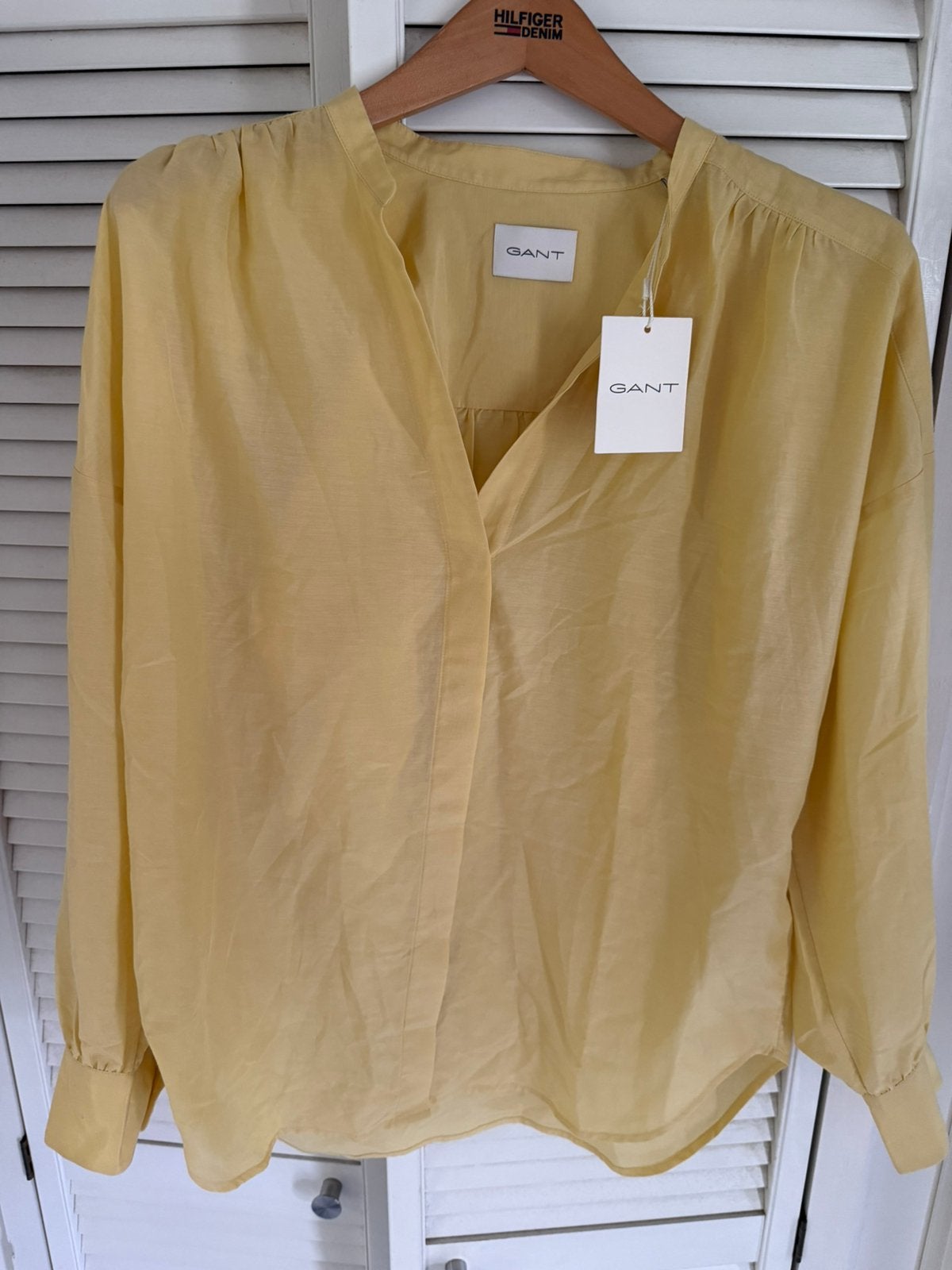 Nieuwe Gant dames blouse L, Verzenden, Nieuw, Maat 42/44 (L), Geel