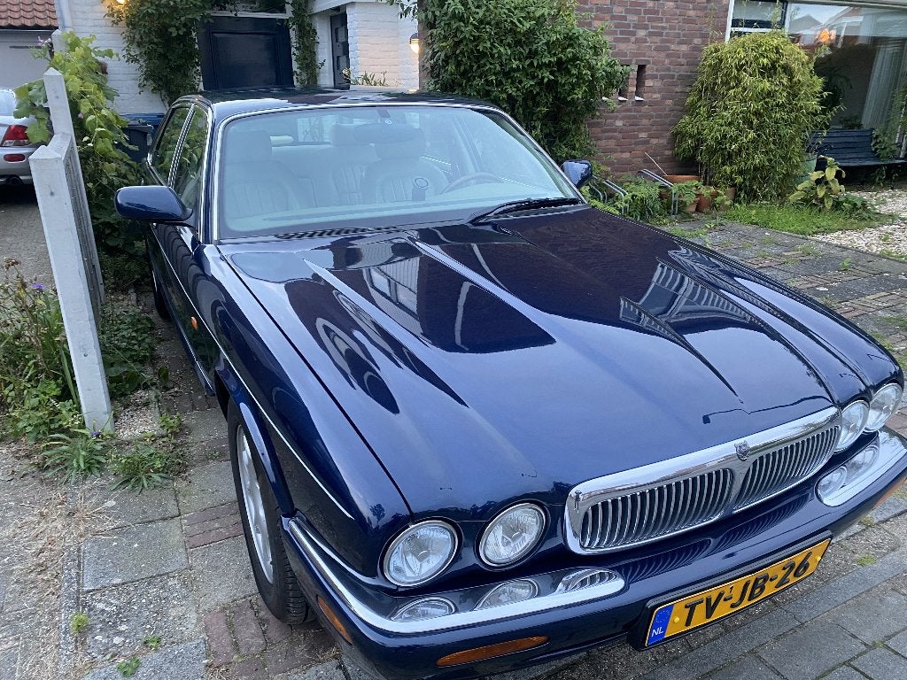 Jaguar XJ Sovereign 4.0 V8 1998 Blauw in prijs verlaagd, Auto's, Automaat, Achterwielaandrijving, Blauw, Particulier