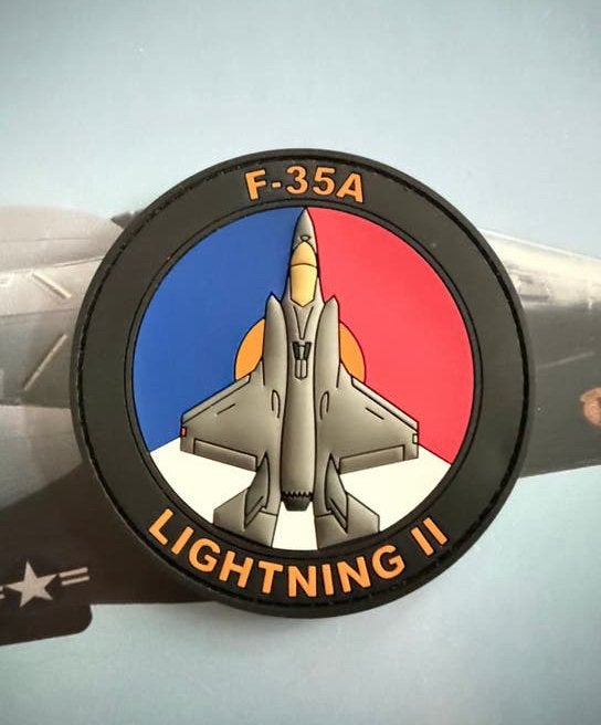F-35A Lightning II Patch 322 sqn Rnlaf, Verzamelen, Ophalen of Verzenden, Luchtmacht, Nederland, Embleem of Badge