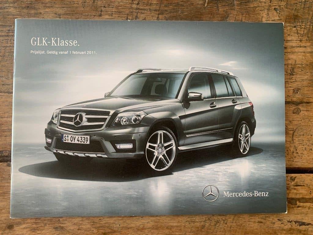 Prijslijst Mercedes-Benz GLK-klasse X204 2011 facelift nieuw, Boeken, Nieuw, Mercedes-Benz, Mercedes, Ophalen of Verzenden