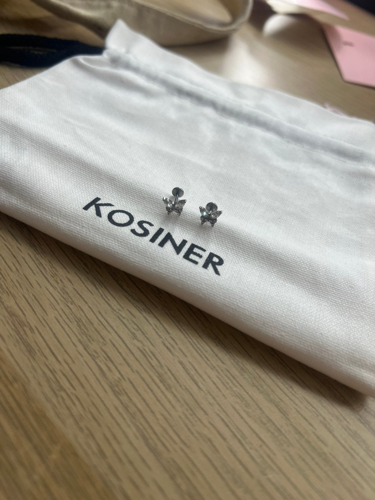 Kosiner oorbellen vlinder, Sieraden, Tassen en Uiterlijk, Ophalen of Verzenden, Zo goed als nieuw