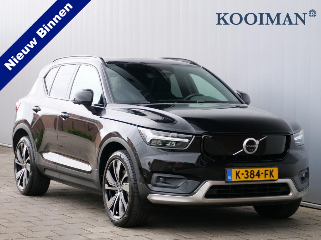 Volvo XC40 Recharge P8 AWD R-Design 408 Pk Automaat Navi / D, Gebruikt, Zwart, Zwart, Origineel Nederlands