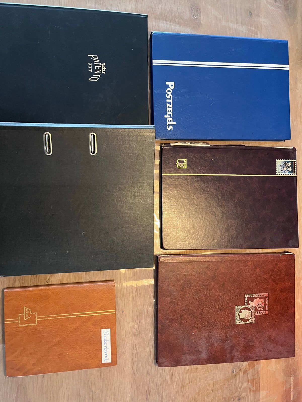 Grote partij postzegels: Nederland en wereld, 6 mappen, Ophalen, T/m 1940, Gestempeld