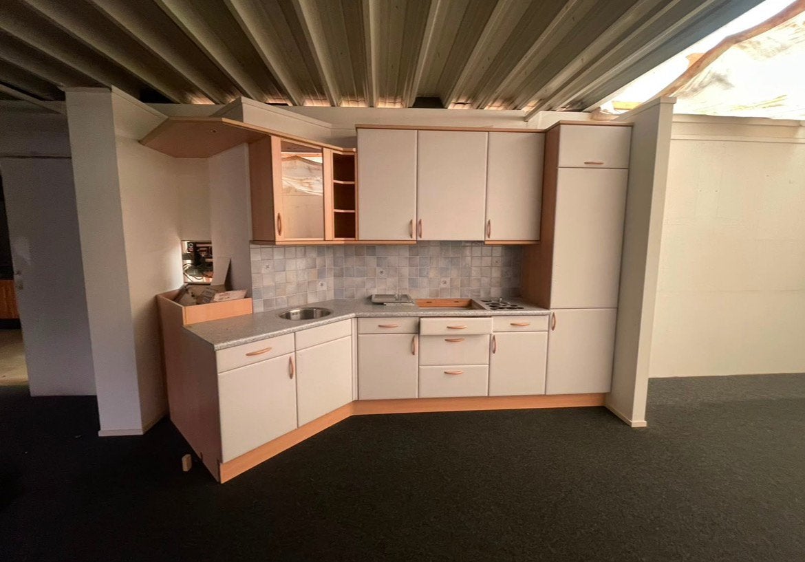 Keuken uit showroom, Ophalen, Overige materialen, Nieuw, Enkelwandige keuken