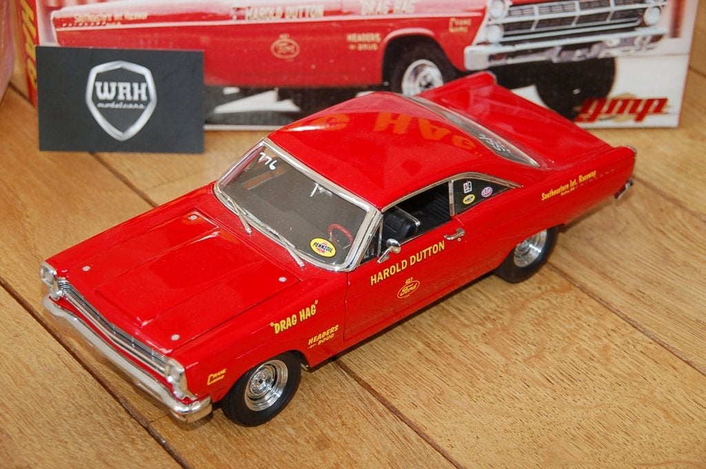 1:18 FORD FAIRLANE DRAG HAG red GMP diecast WRH, Verzenden, Zo goed als nieuw, Auto, Overige merken