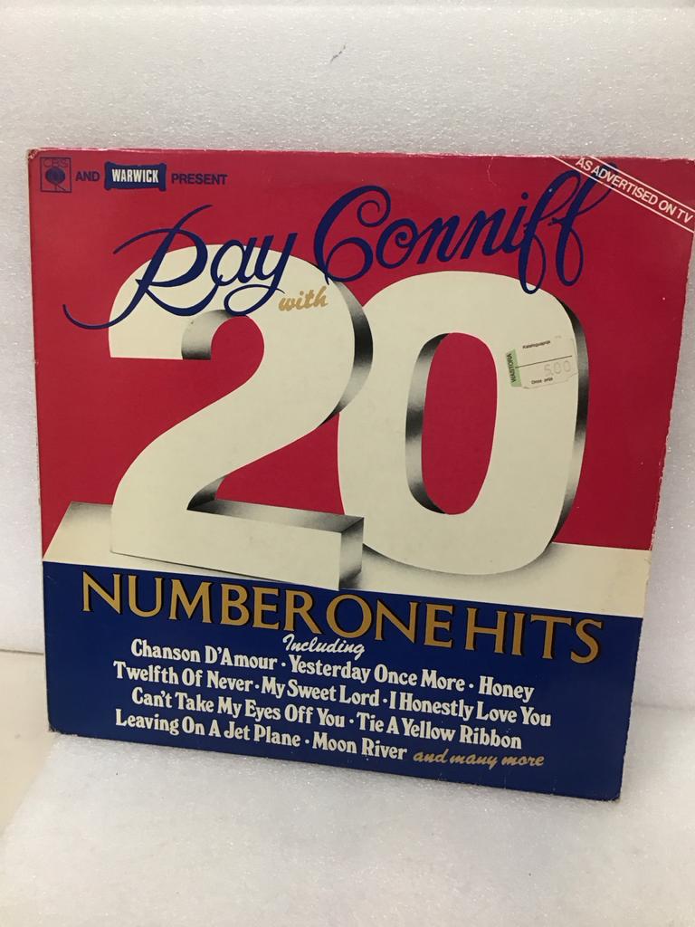 Ray Conniff - 20 Number One Hits LP, Ophalen of Verzenden, Zo goed als nieuw, 12 inch