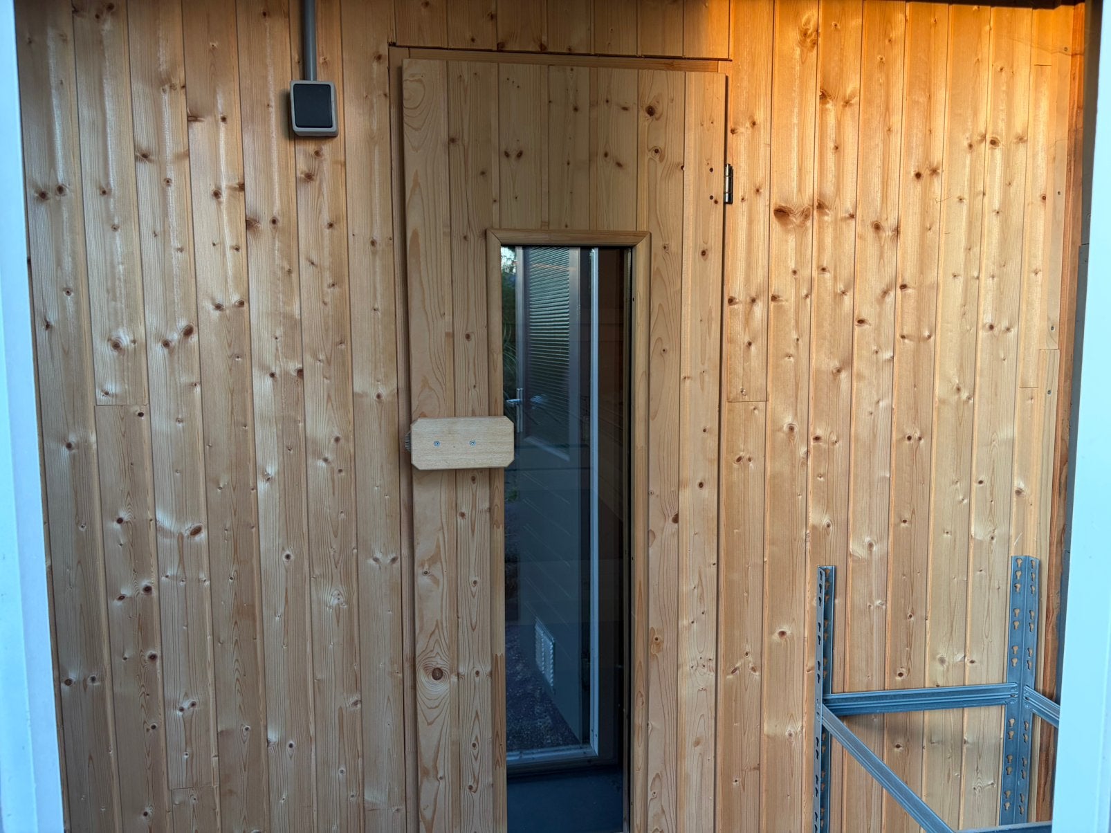 Finse sauna, Sport en Fitness, Sauna, Ophalen, Zo goed als nieuw, Complete sauna
