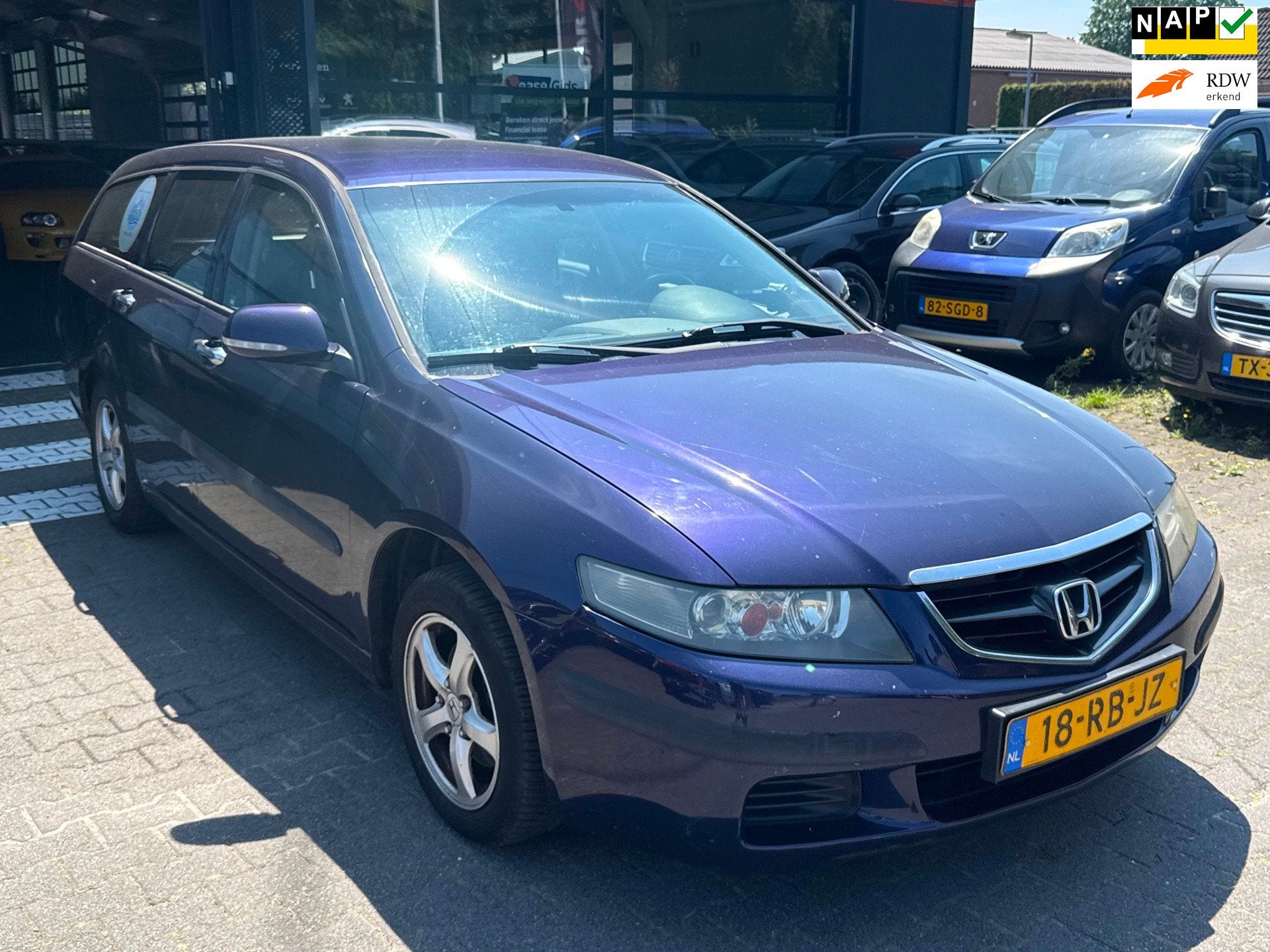 Honda Accord Tourer 2.0i Comfort APK 30-10-2026/AIRCO/RIJDT, Auto's, Honda, Voorwielaandrijving, 1998 cc, Stof, Gebruikt