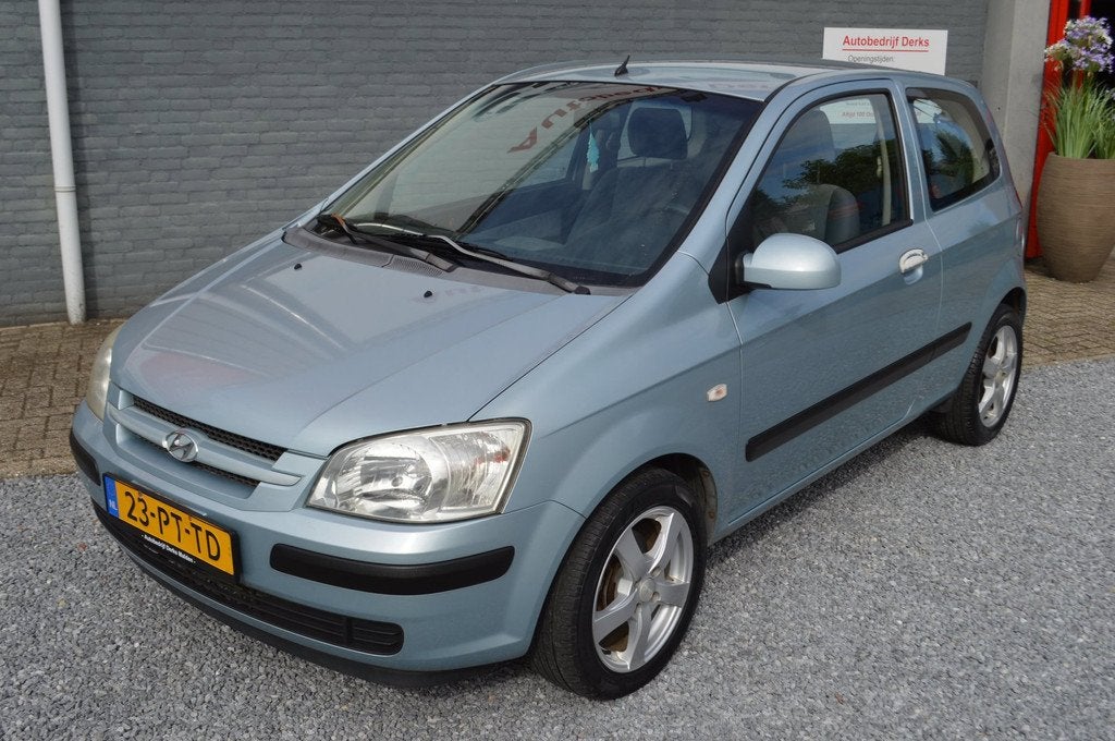 Hyundai Getz 1.4i Active Cool Airco Stuurbekrachtiging Jaar, Auto's, Hyundai, Voorwielaandrijving, 4 cilinders, Blauw, Origineel Nederlands