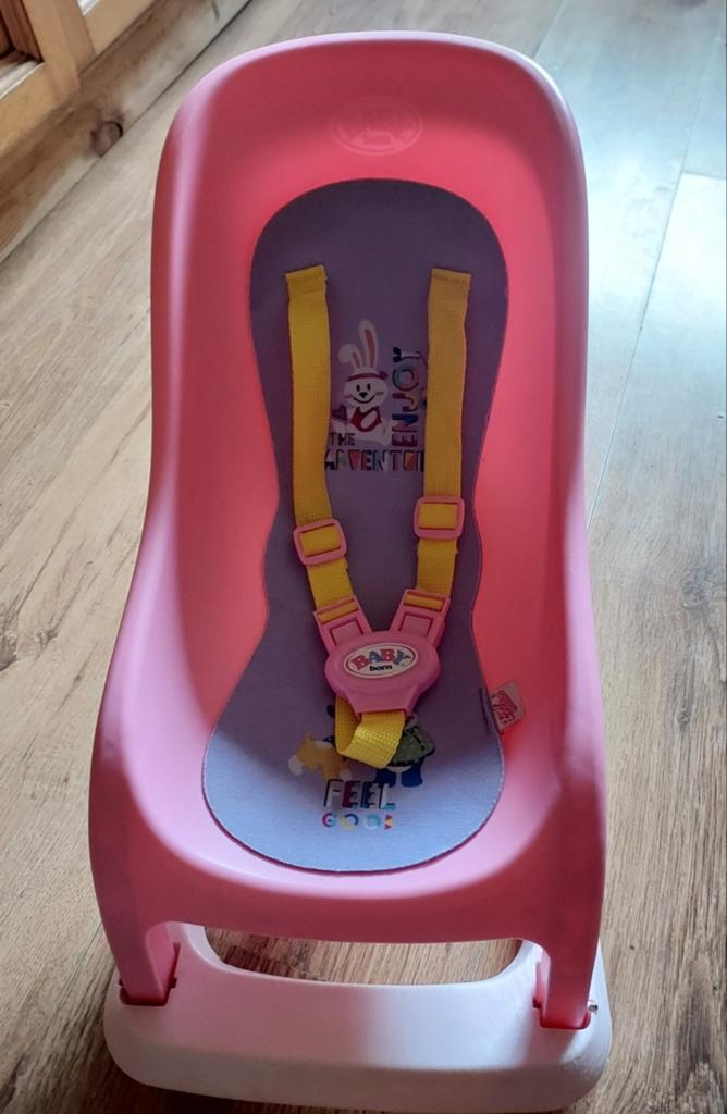 Baby born wipstoel, Ophalen, Zo goed als nieuw, Babypop